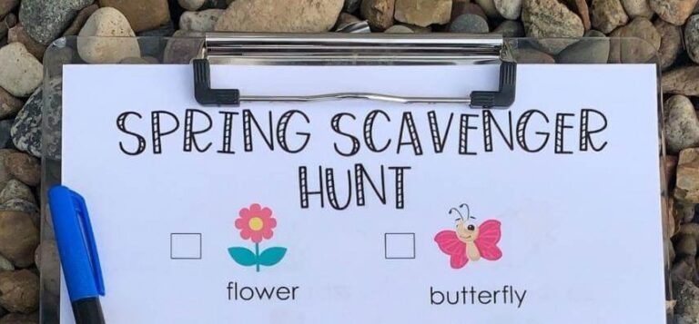 Focus Foundation Spring Scavenger Hunt